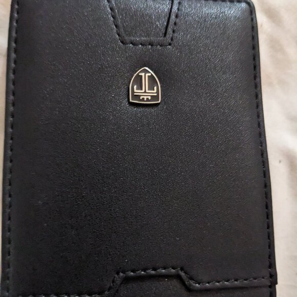 Travando RFID Blocking Black Leather Wallet W/Box New W/O Tags - Picture 1 of 9